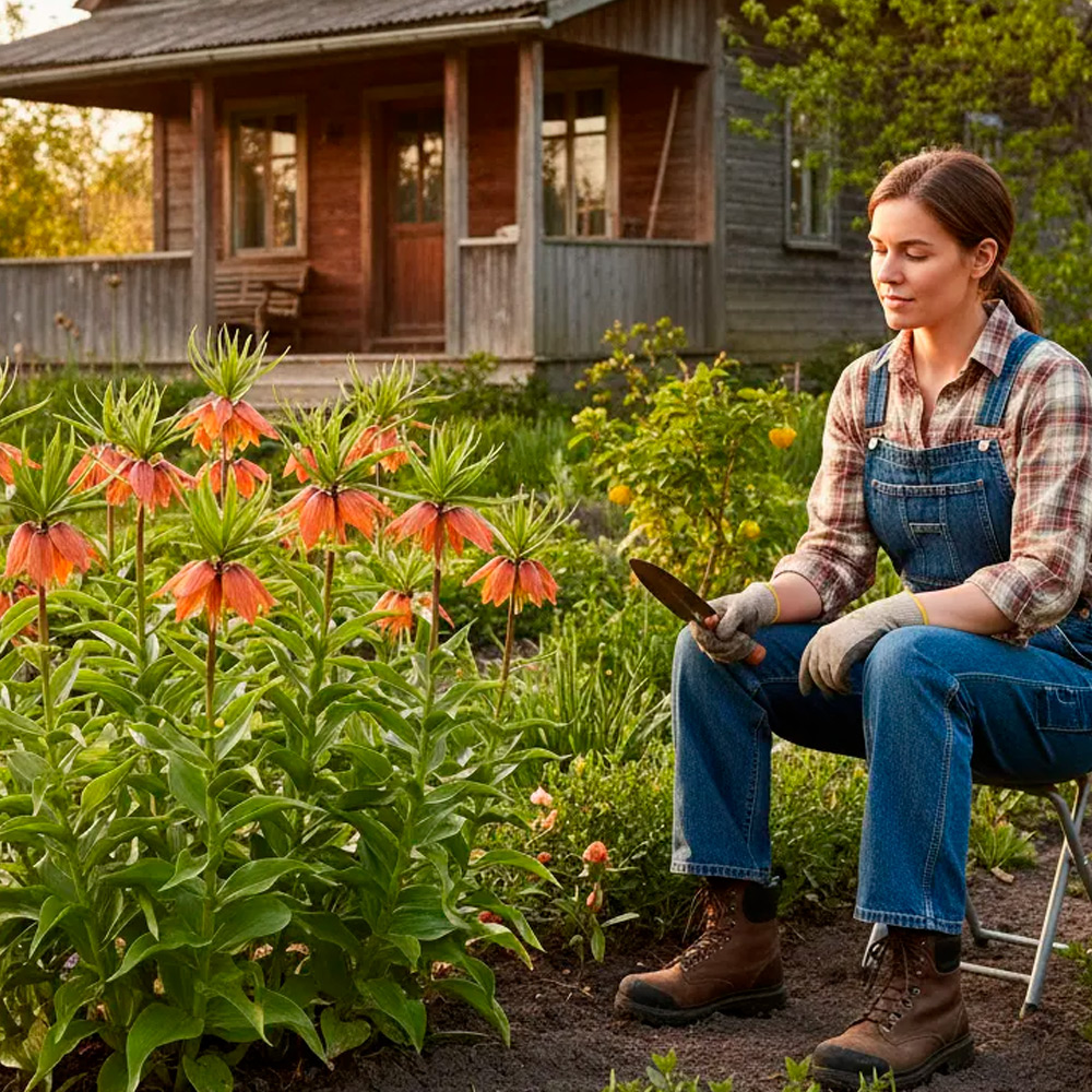 Правила посадки рябчика императорского